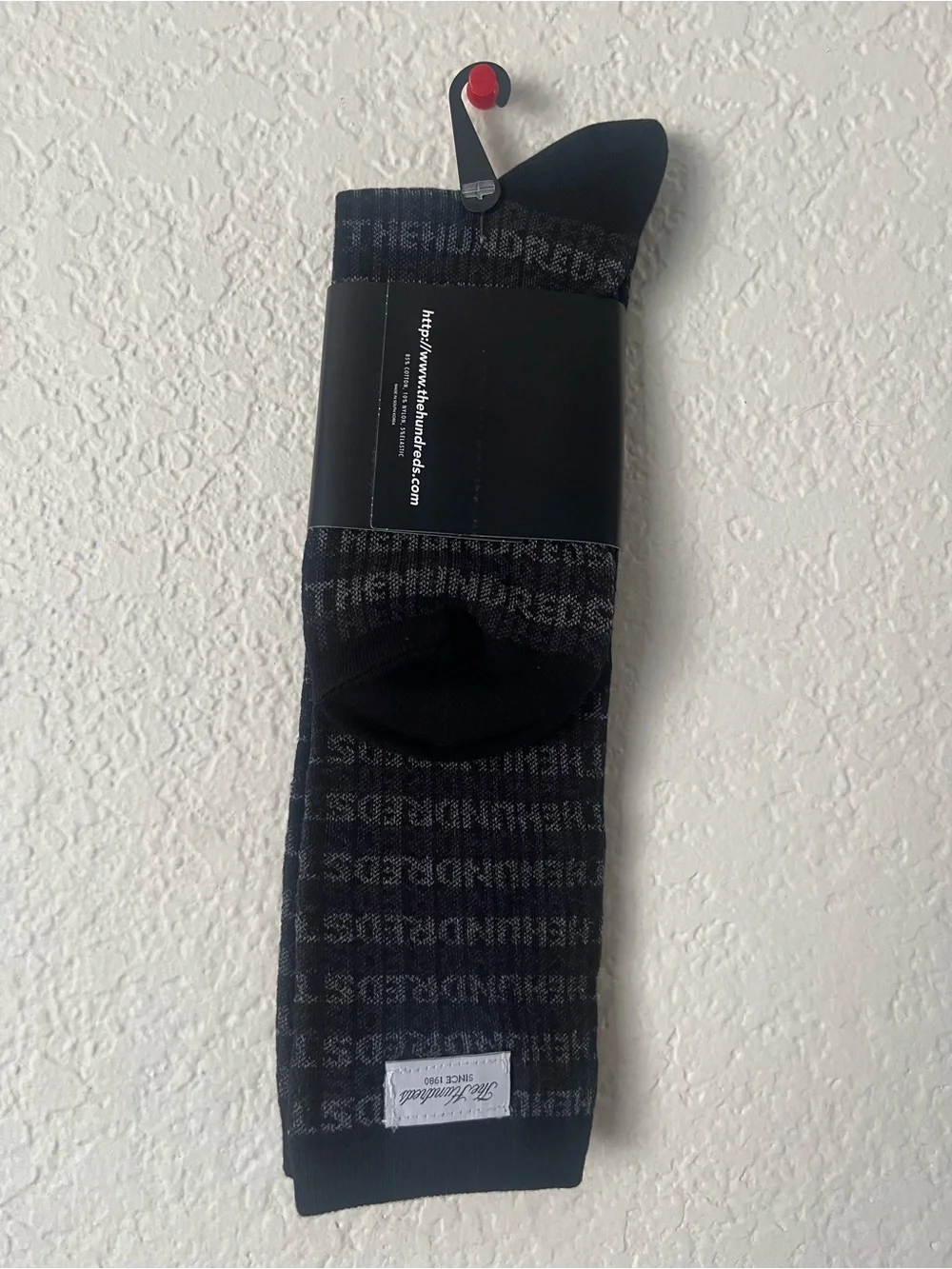NWT The Hundreds Men's Black Polar Socks